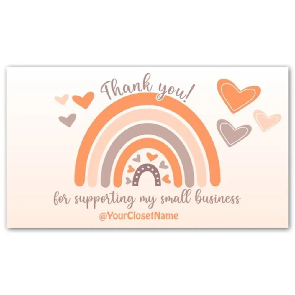 ♥️ 5x25 / 50 Thank  You Cards